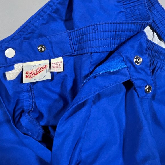 Merona Sport Men's Blue Track/Jogging Pants with White Snap Size Large - Picture 6 of 9